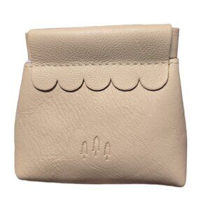Portland Leather Goods Leather Penny Pouch in Moonflower Leather